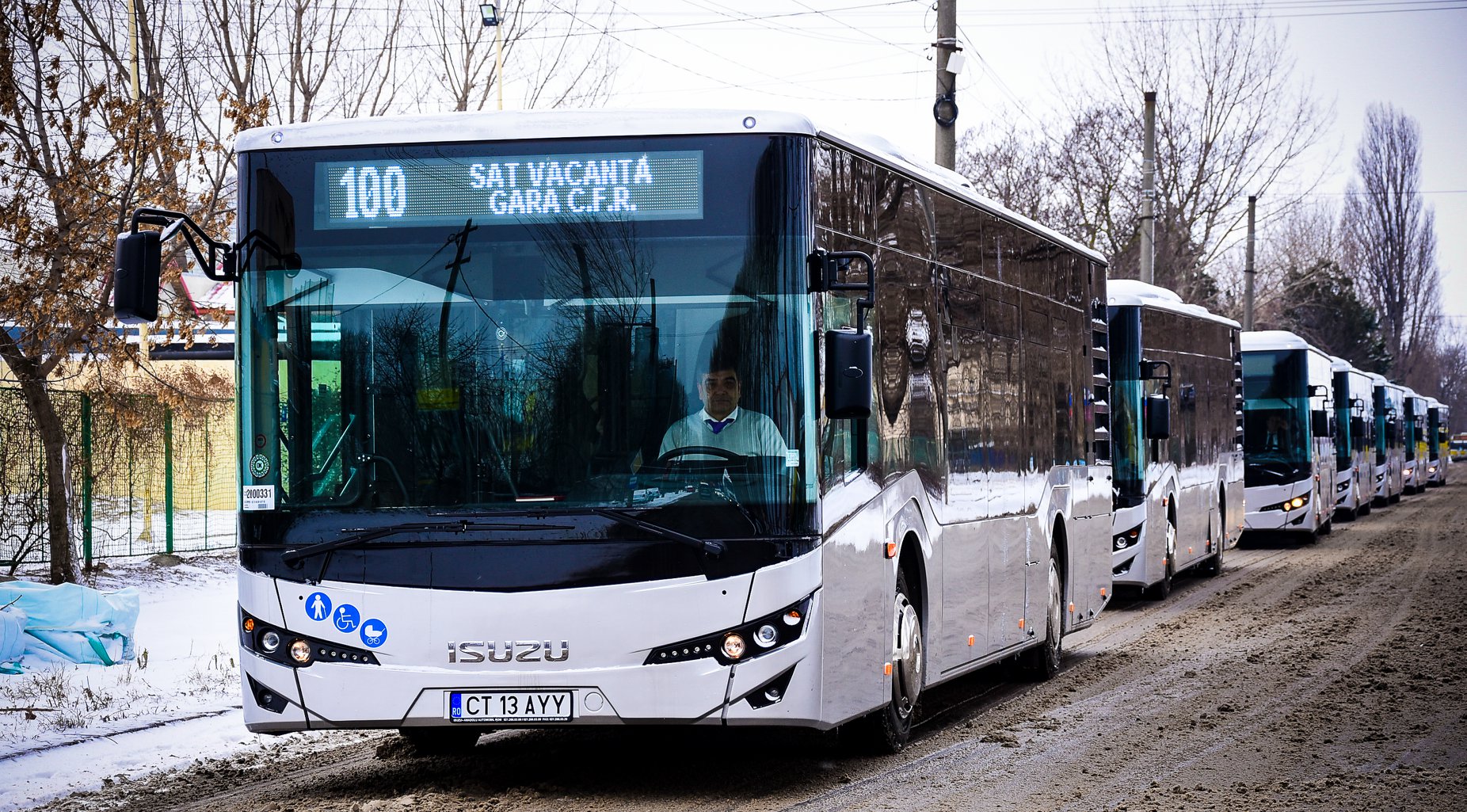 Noile autobuze din Constanța au sistem 3D cu camere video pentru a număra pasagerii / FOTO&VIDEO