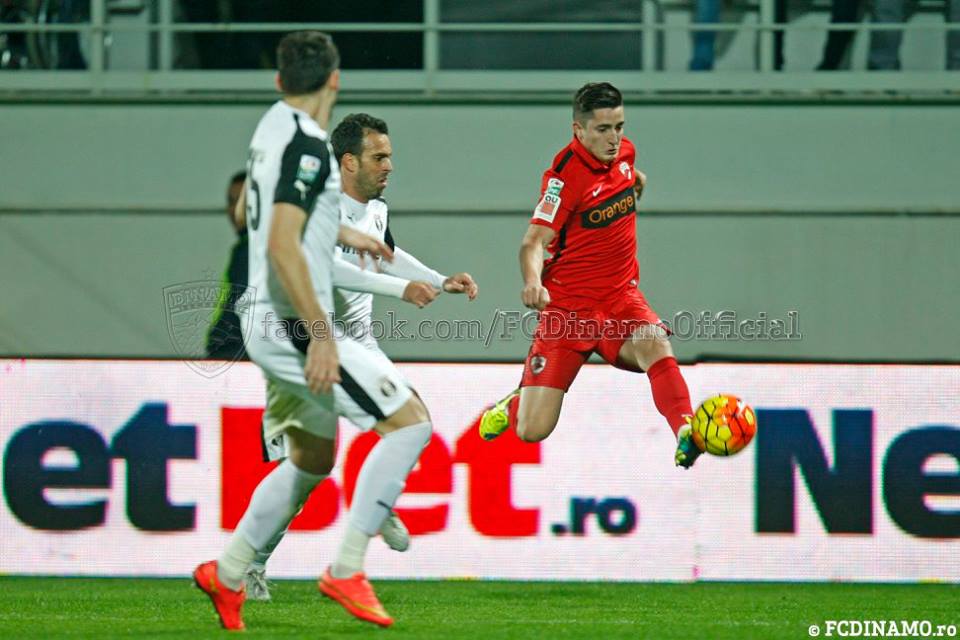 Liga I, etapa a 26-a. Astra - Dinamo 1-1. ^Dorin Rotariu a deschis scorul, Daniel Florea a egalat norocos. Steliano Filip, eliminat. Arbitrul a întrerupt meciul două minute / VIDEO