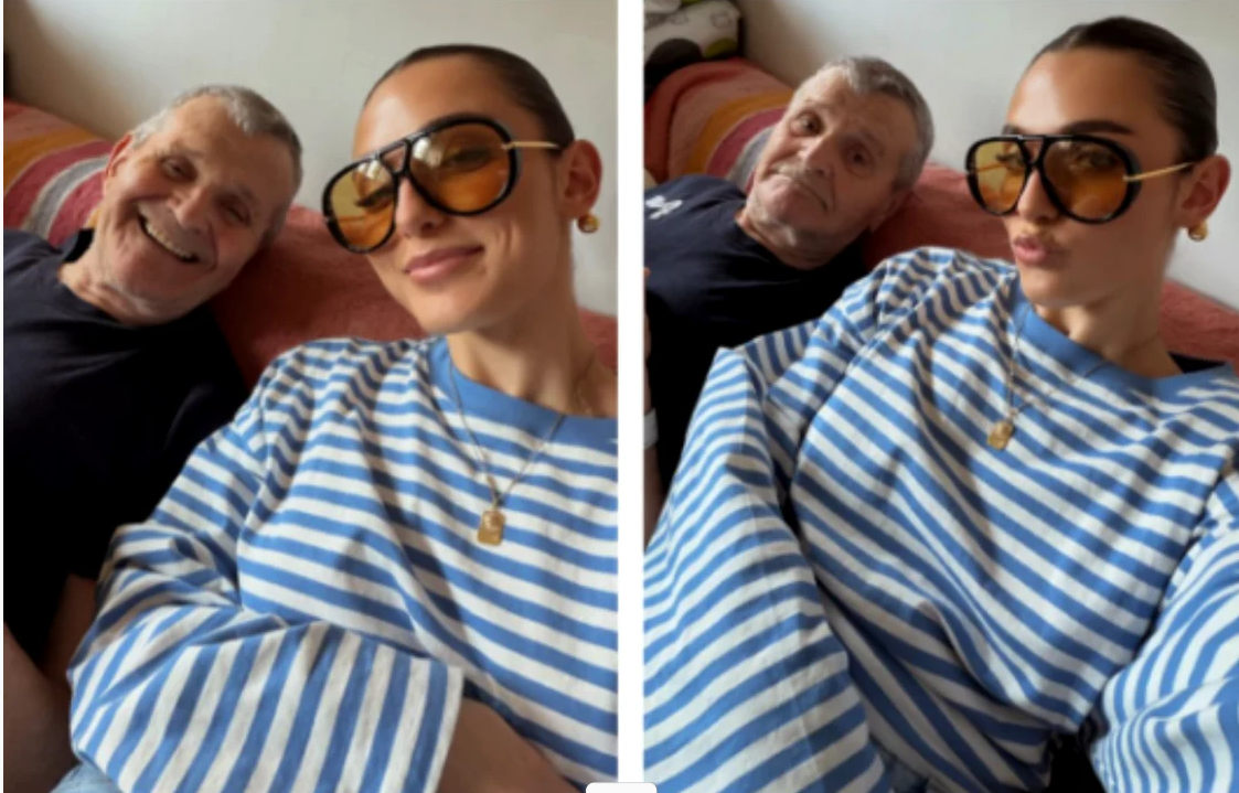 Imagini emoționante cu Alexia Eram și bunicul ei. „Mi-am reamintit cât de importante sunt, de fapt, lucrurile mici”