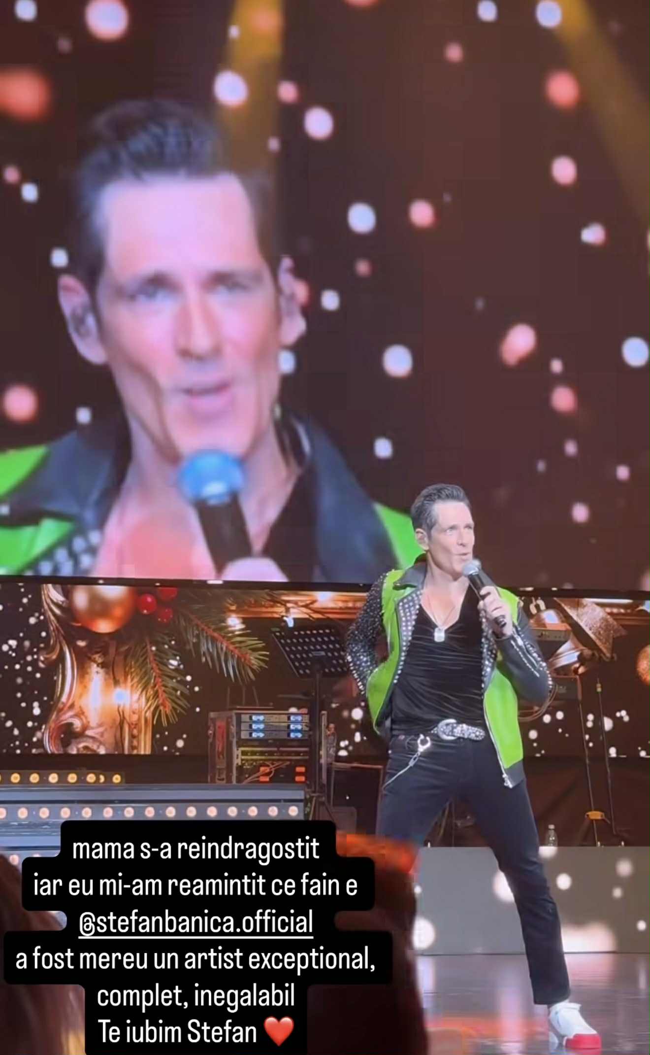 Ce s-a întâmplat la concertele de Crăciun ale lui Ștefan Bănică jr de la Sala Palatului. Lavinia Pîrva l-a dat de gol: „Știu bine omul din spatele scenei”