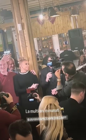 Anamaria Prodan, petrecere de lux la împlinirea a 50 de ani. A sărbătorit alături de Codrin Ștefănescu, pe muzica lui Jean de la Craiova