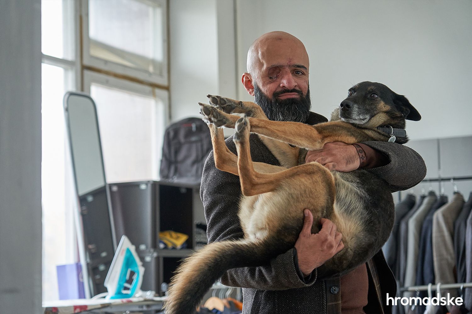 Soldat ucrainean care și-a pierdut ochiul drept pe front: „Cel mai rău este când îmi vine să plâng, dar nu mai pot”