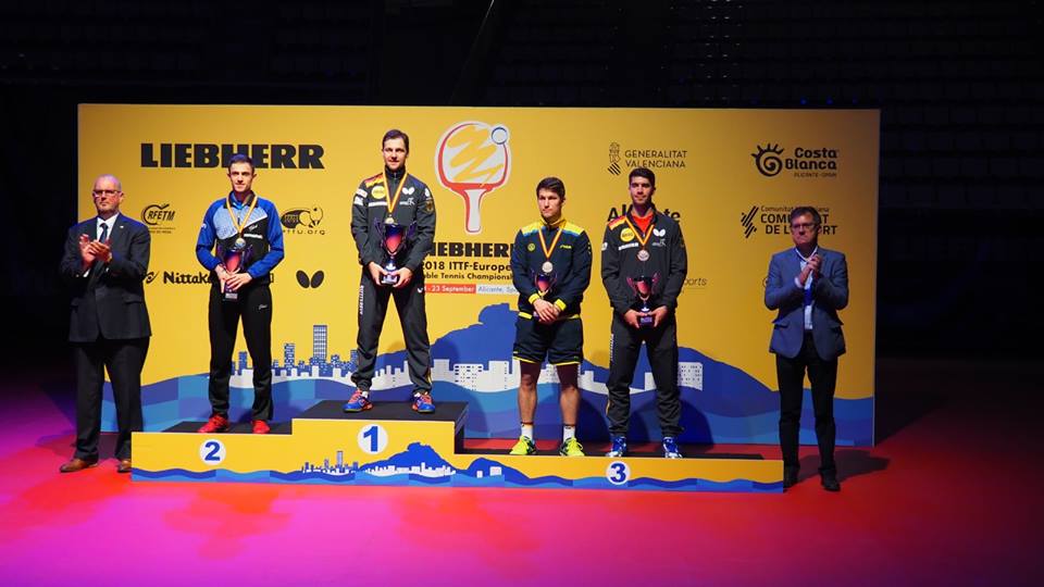 PERFORMANȚĂ DE SENZAȚIE! Ovidiu Ionescu este vicecampion european la tenis de masă. A pierdut finala cu legendarul Timo Boll / VIDEO