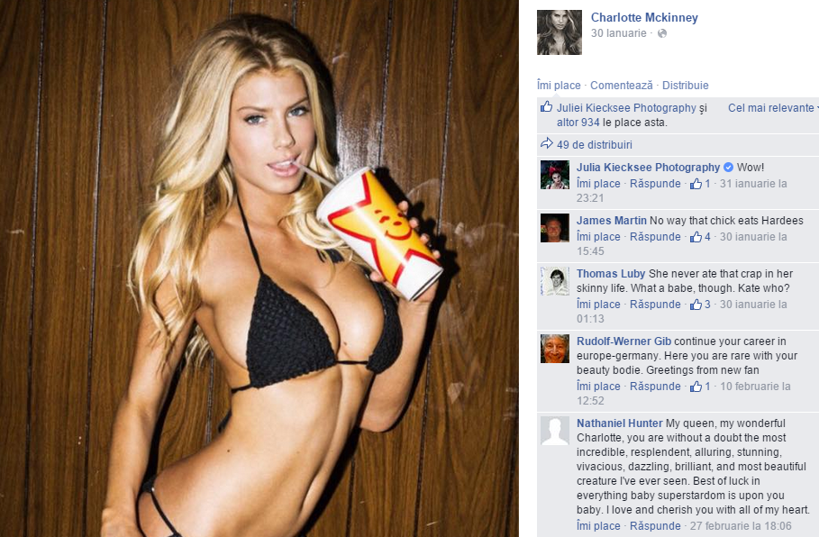 Charlotte, fata pasionată de sport! E model, te topești când te uiți la el / GALERIE FOTO HOT