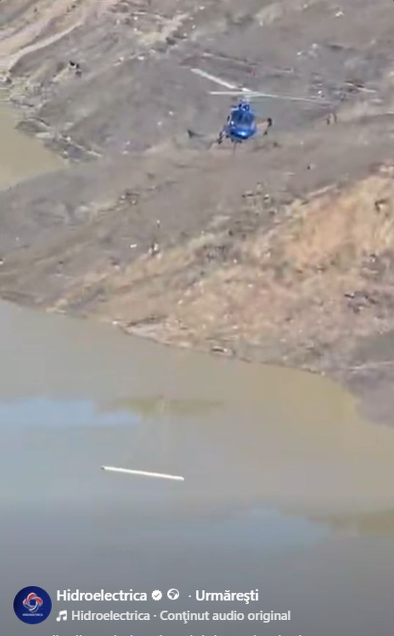 Când se reumple lacul Vidraru: a fost adus inclusiv un elicopter la baraj