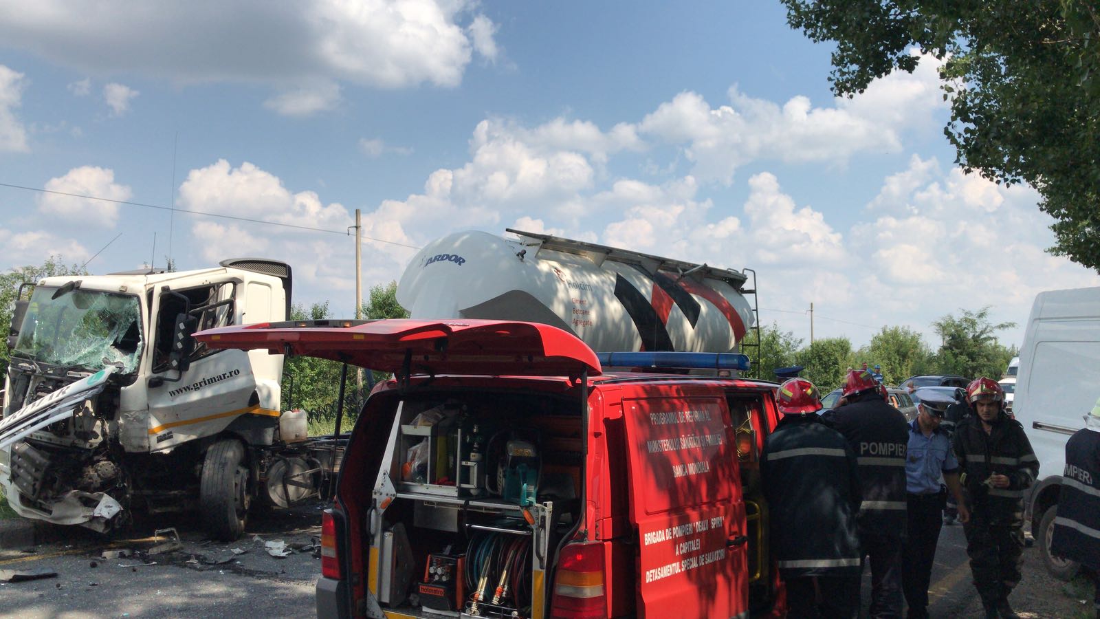 Trafic blocat pe șoseaua de centură din București din cauza unui accident. Nu se circulă pe ambele sensuri