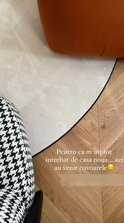 Noi imagini cu casa moștenită de la bunici a Anei Baniciu, veche de un secol. Locuința este aproape gata. „Azi au venit covoarele”