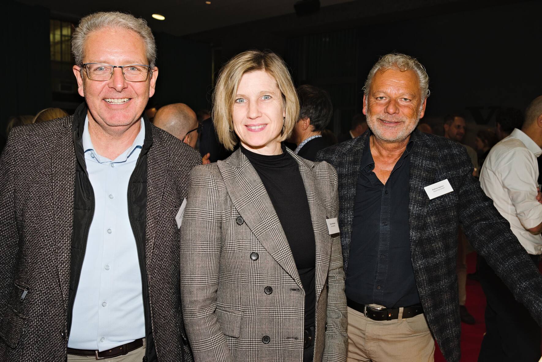 Felix Heidelberger, Tolega GmbH; Tanja Hollenstein, Riverside AG; Andreas Spycher, Adveritas GmbH