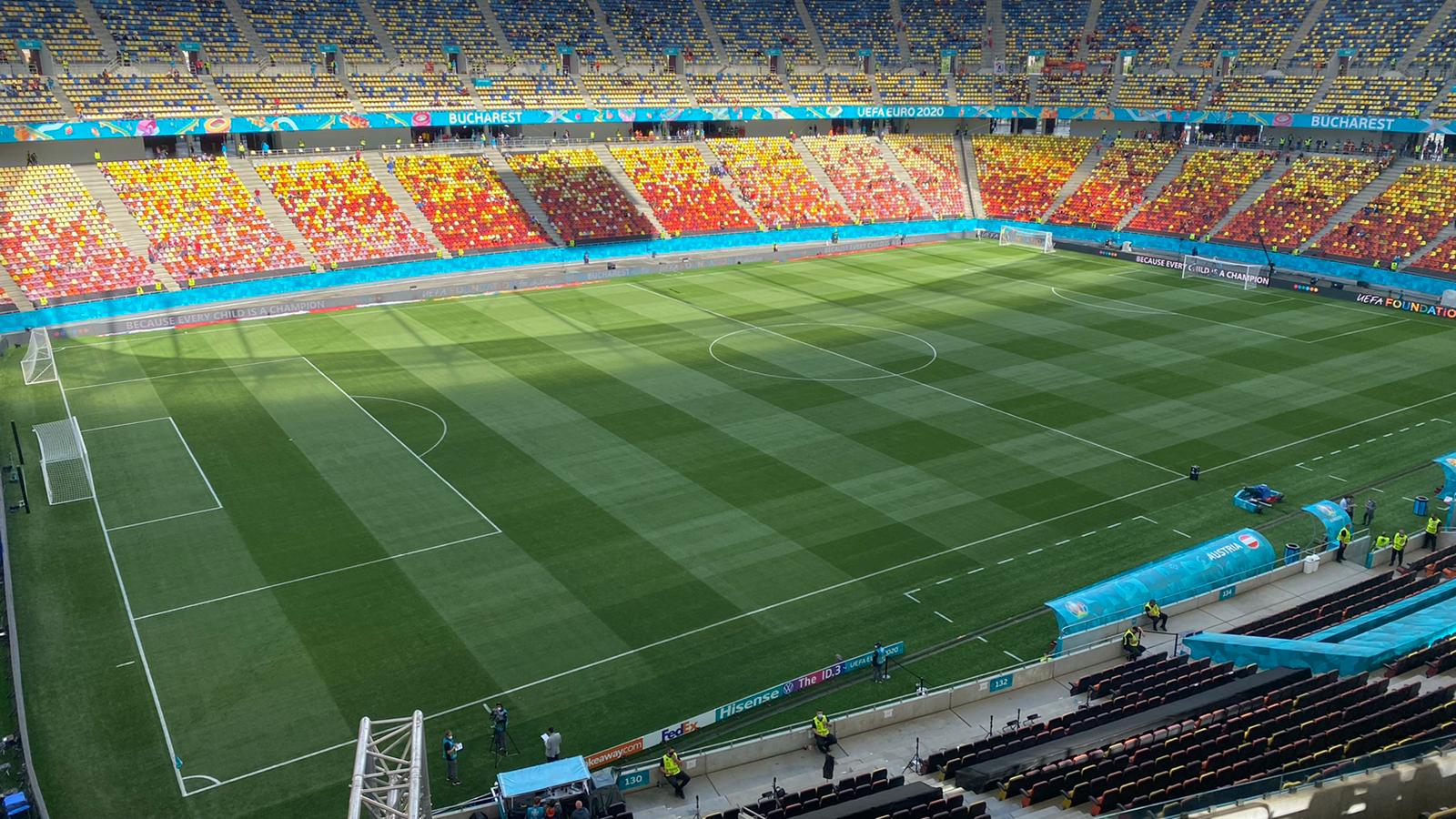 Austria a câștigat în fața Macedoniei de Nord, pe Arena Națională, la primul meci găzduit de România la Euro 2020