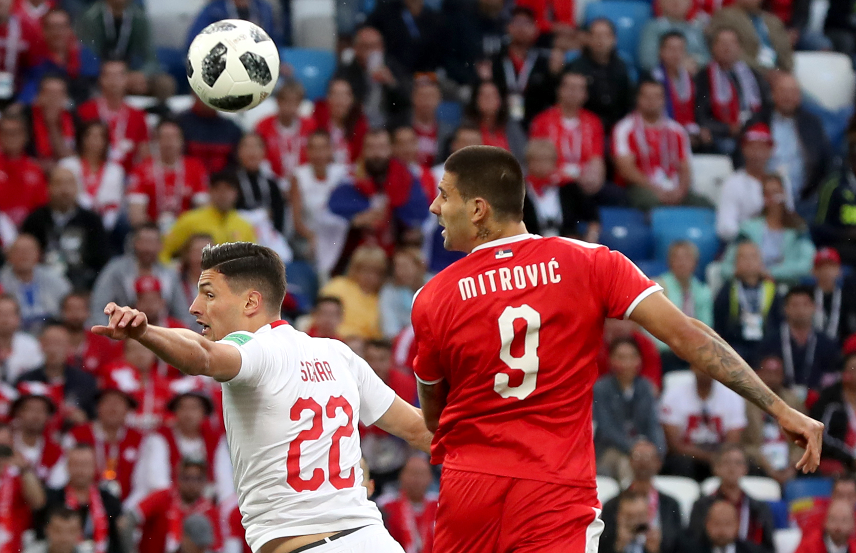 Serbia - Elveția 1-2, în Grupa E de la Campionatul Mondial de fotbal Rusia 2018. A înscris ”tancul” Mitrovici. Xkaka și Shaqiri au întors scorul! / FOTO&VIDEO