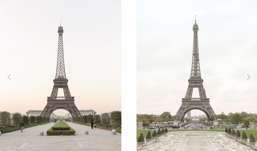 GALERIE FOTO| Franța sau China? Falsul Paris dintr-o suburbie a orașului Hangzhou