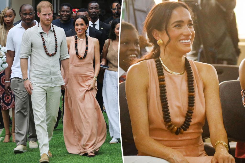 Meghan Markle's outfit choice during Nigeria visit
