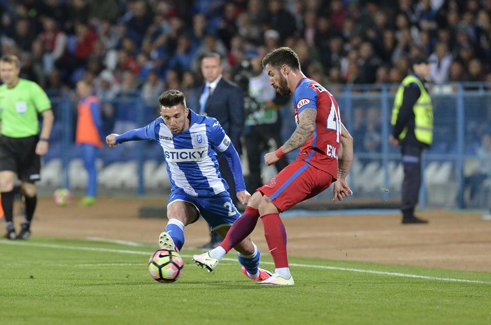 Liga 1, play-off, etapa a 5-a: CSU Craiova - FCSB 0-1. Bară și gol Gnohere! Avram a făcut praf meciul. Ivan, salvat de Niță! / FOTO&VIDEO