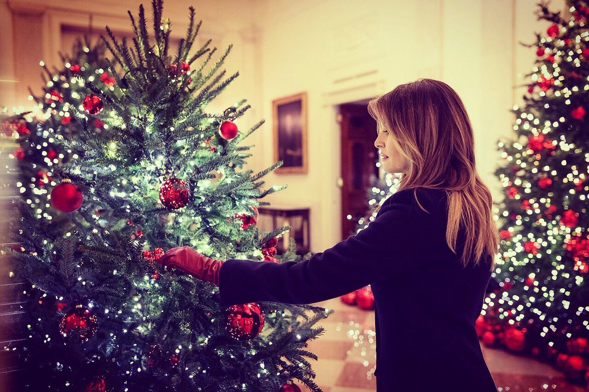 FOTO & VIDEO | Cum arată decorațiunile de Crăciun de la Casa Albă. Melania Trump a lucrat la ele 4 luni