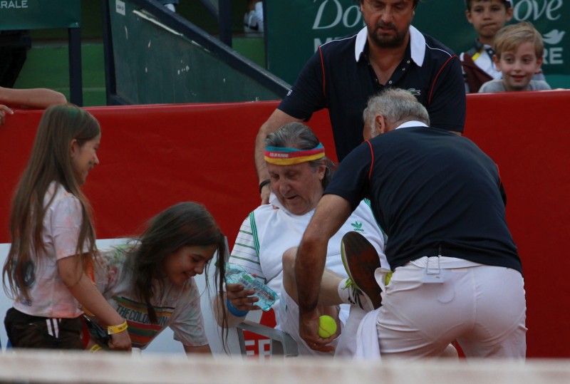 La demonstrativ, Ilie Năstase a avut parte de un tratament special / FOTO