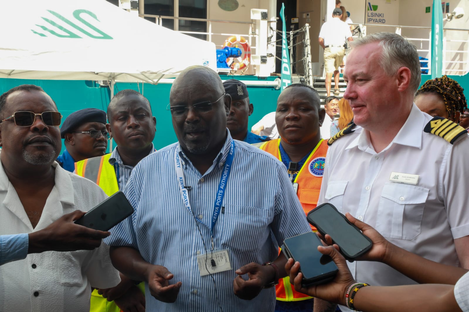 Captain Ali Abdille, KPA Harbour Master and General Manager of Marine Operations