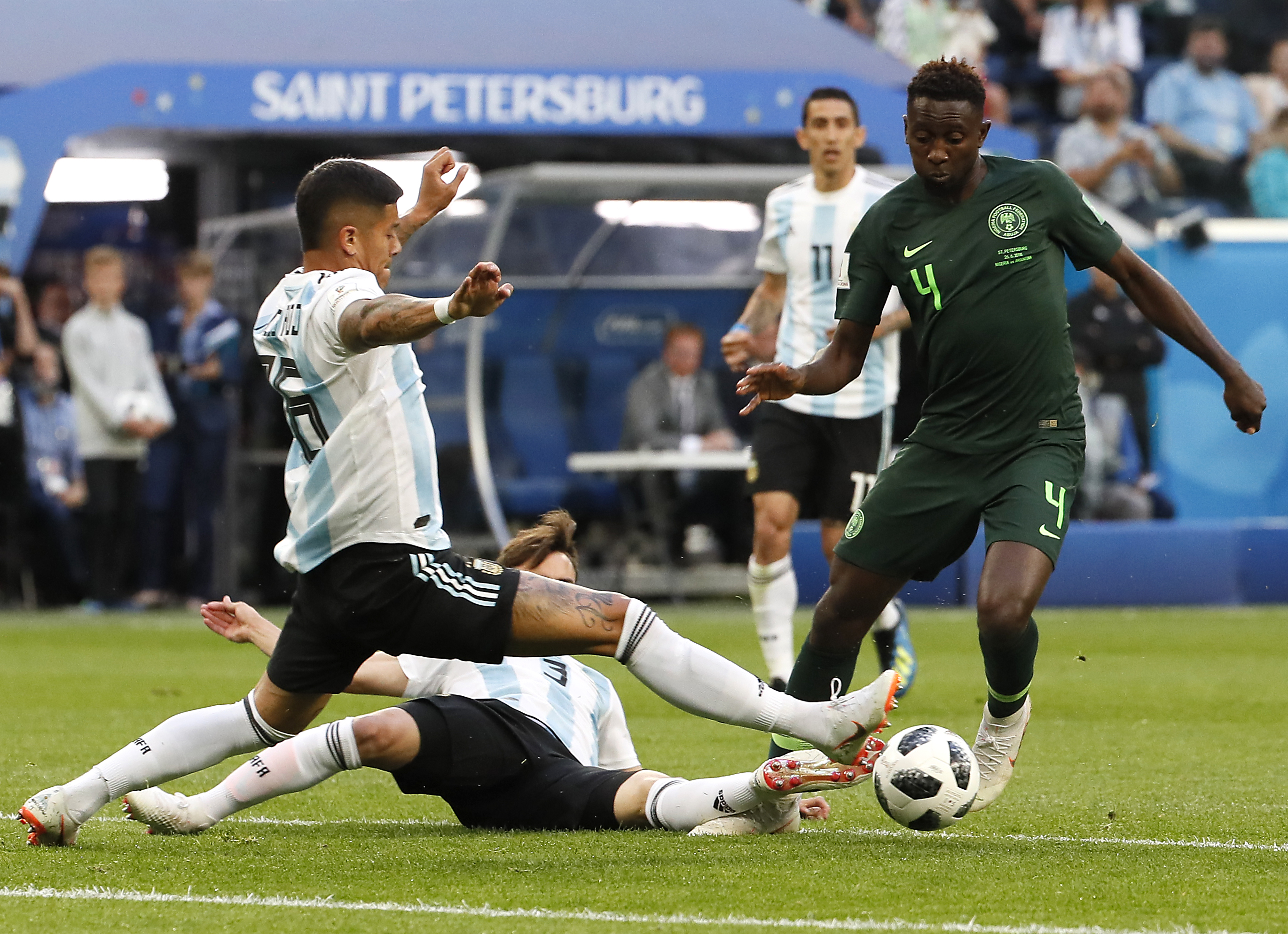 Nigeria - Argentina 1-2, în Grupa D a Campionatului Mondial de Fotbal din Rusia 2018. Africanii au văzut Rojo în fața ochilor / FOTO&VIDEO