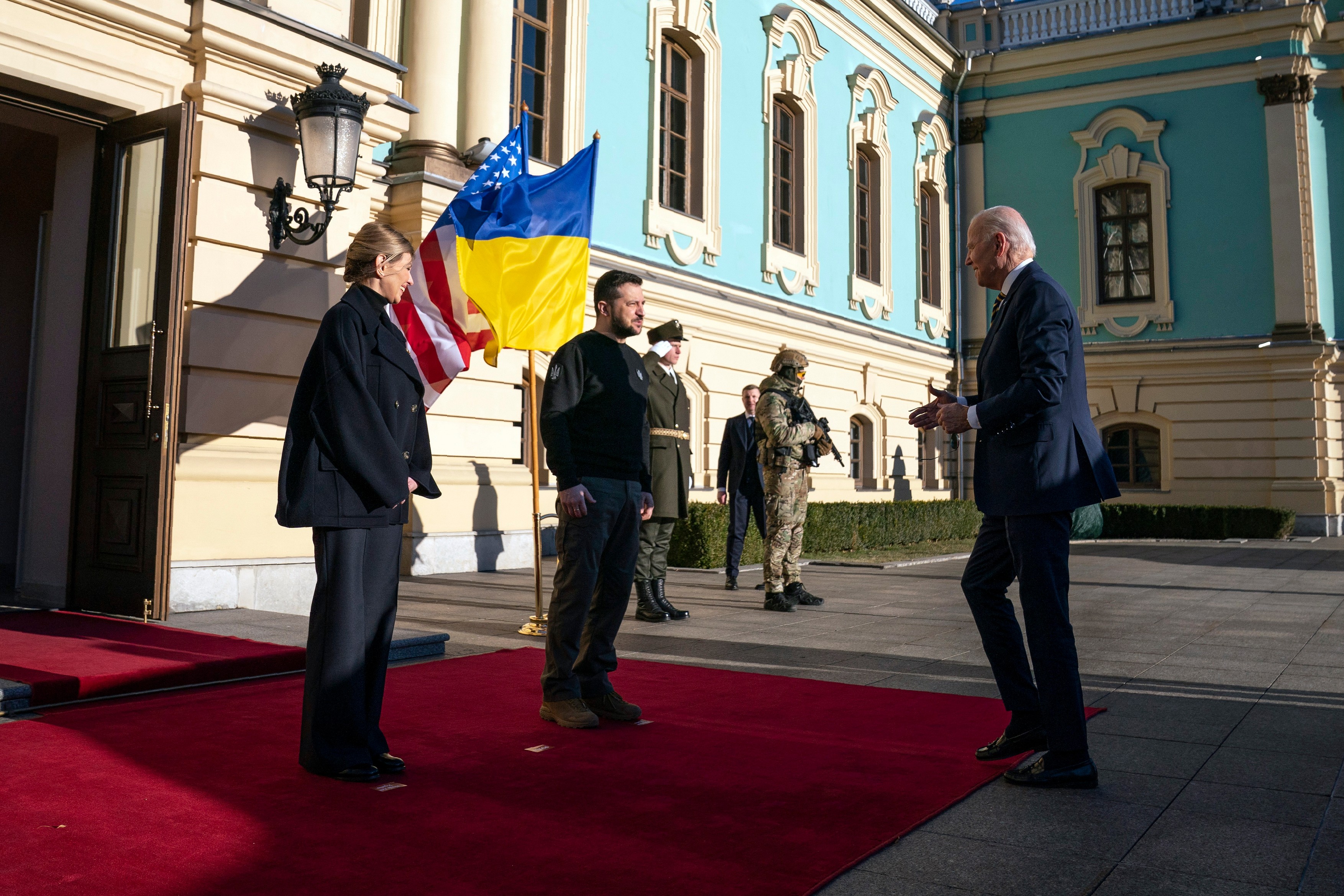 Joe Biden, vizită-surpriză la Kiev, după aproape un an de război. Mesajul transmis lui Vladimir Putin de președintele american - VIDEO