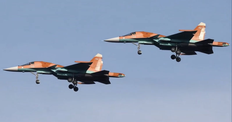 Africa’s second most powerful military finally gets its hands on Russian Su-34M fighter jets amid North Africa arms race
