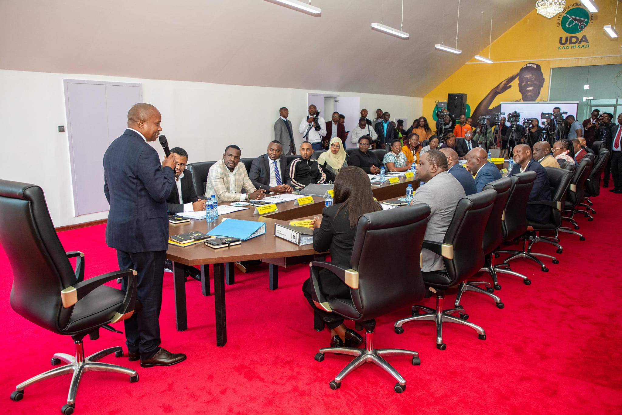 Deputy President Kithure Kindiki officially took over as the Deputy Party Leader of the United Democratic Alliance (UDA).