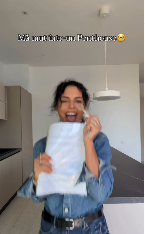Imagini din penthouse-ul achiziționat de Andreea Popescu, după divorțul de Rareș Cojoc