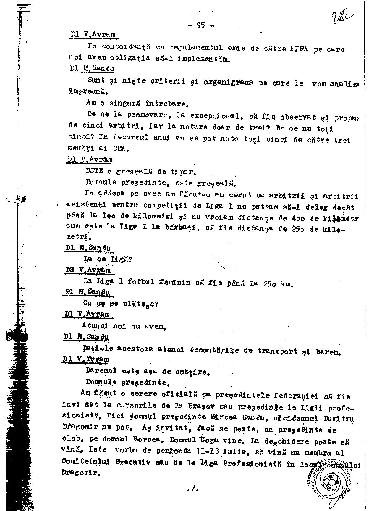 Stenogramă-bombă! Mircea Sandu l-a acuzat într-un CEx din 2011 pe un fost șef al arbitrilor că joacă la pariuri. Reacția celui vizat / EXCLUSIV