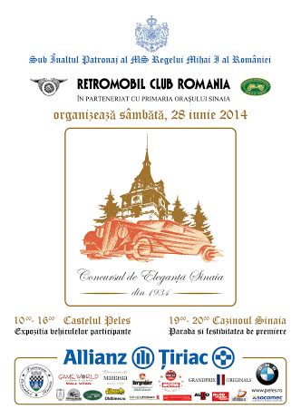 FOTO/ SHOW la Sinaia: vehicule istorice și automobile unicat, la ”Concursul de Eleganță”