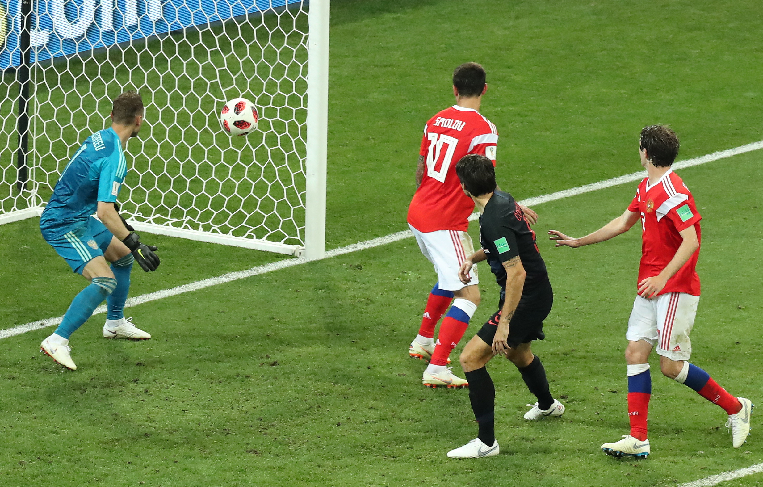 Rusia - Croația 2-2 (3-4 d.l.d), în sferturile Campionatului Mondial de fotbal Rusia 2018. Croații, în a doua semifinală din istorie / GALERIE FOTO
