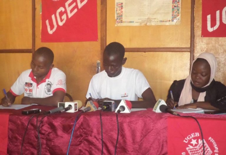 Burkina Faso's military government has suspended the country's largest student union, UGEB, for three months, with possible renewal.