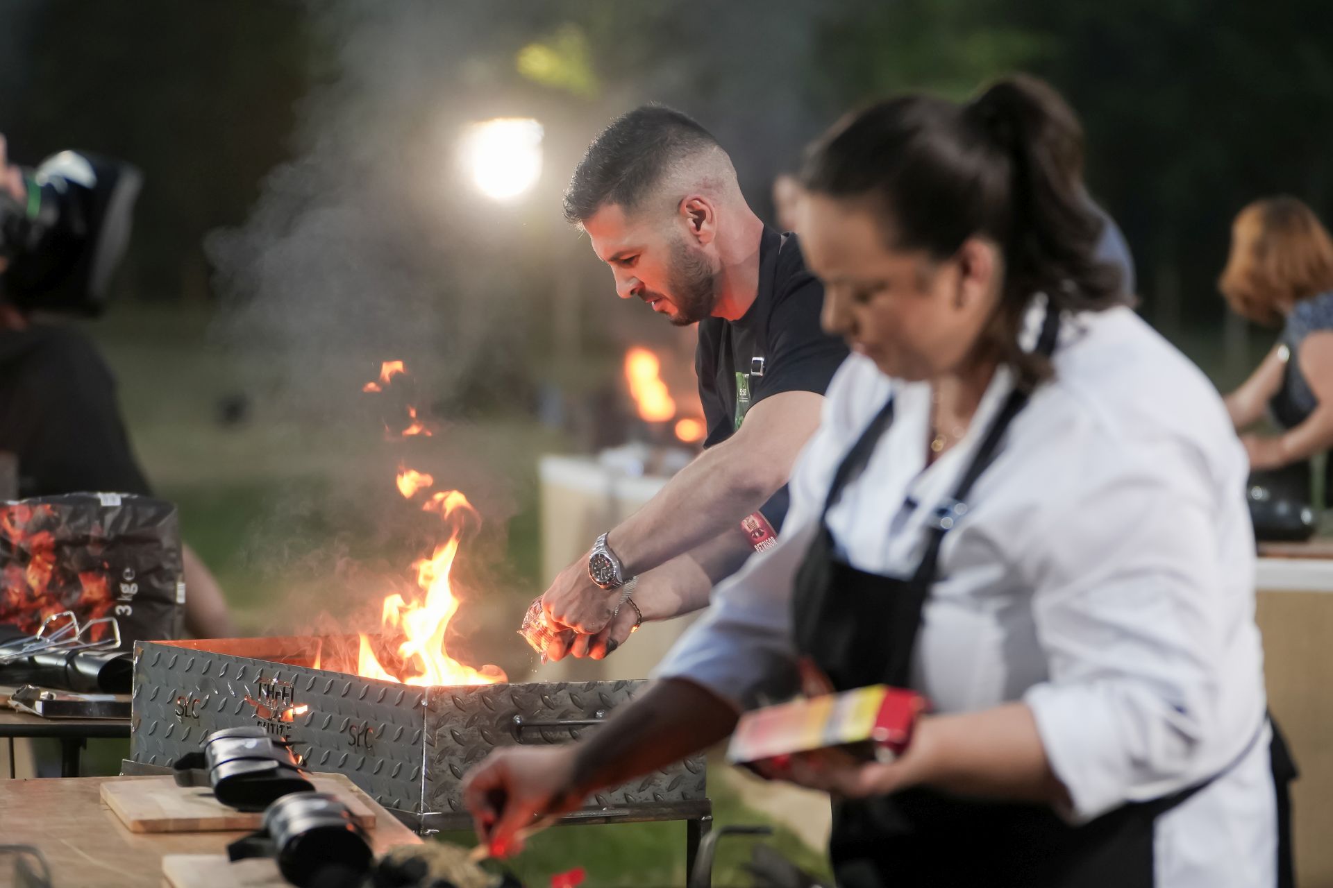 Imagini de la bootcamp-ul Chefi la cuțite, sezonul 14. Jurații își formează echipele, după cele două probe eliminatorii