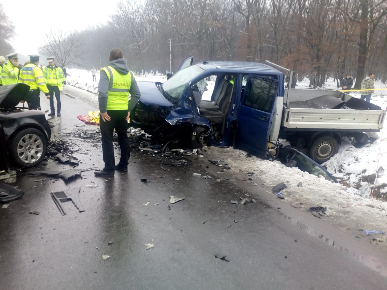 Grav accident rutier lângă Reghin, soldat cu doi morți și cinci răniți