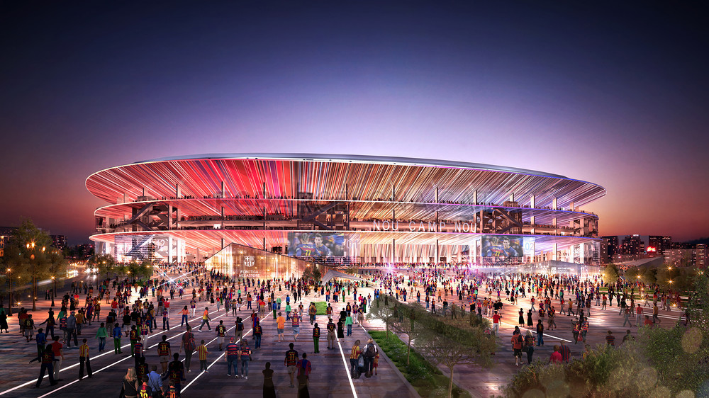 Barcelona și-a prezentat noul stadion Camp Nou. Costă 600 milioane de euro GALERIE FOTO&VIDEO