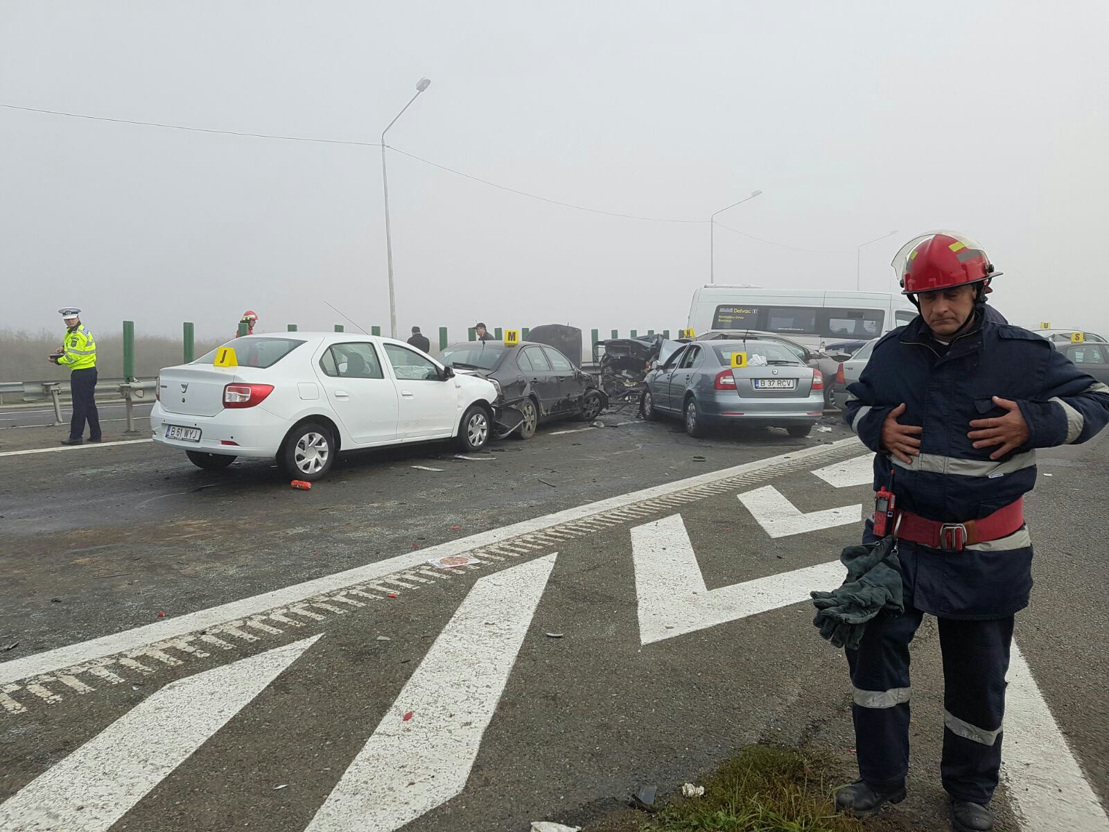 Accidentul de pe Autostrada Soarelui. O parte din șoferii implicați în carambol au rămas fără permis