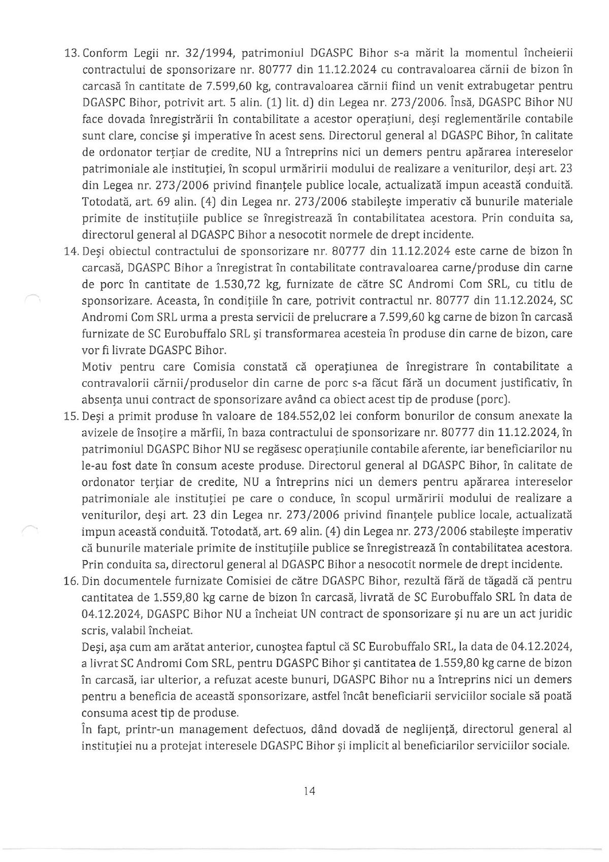 Scamatoriile șefului DGASPC Bihor, Lucian Călin Puia: a transformat bizonul donat în porc și le-a ascuns șefilor doi ani că are dosar penal