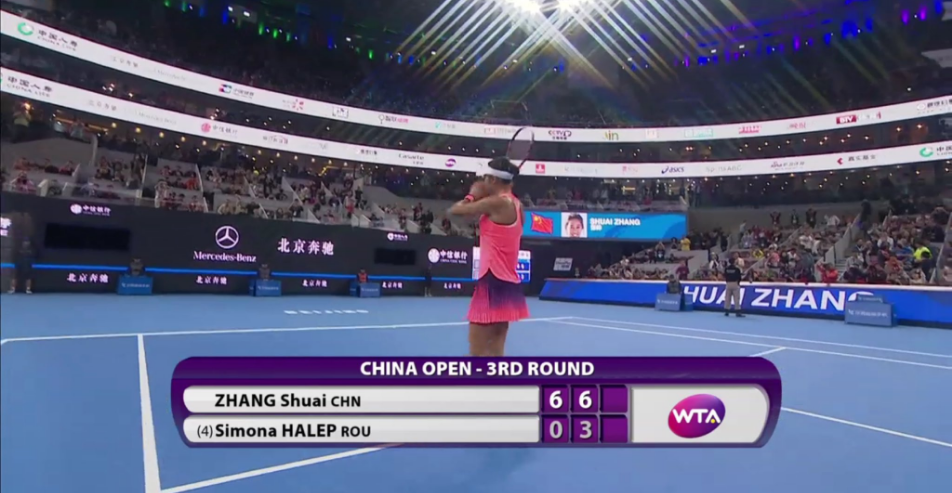 Simona Halep - Shuai Zhang. Românca, pulverizată de chinezoaică! A cedat în 58 de minute / LIVE BLOG & VIDEO