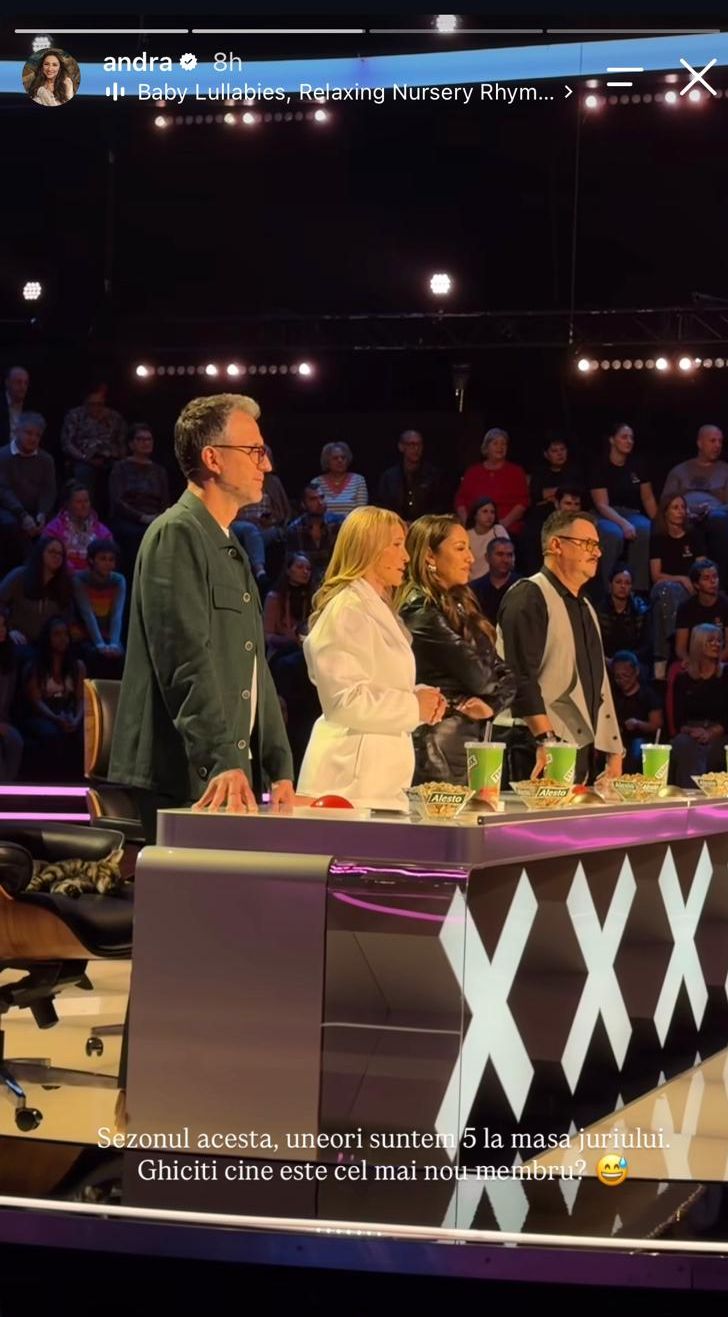 Andi Moisescu și pisica de la Românii au talent