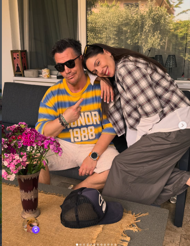 Imagini rare cu Irina Fodor și tatăl ei, în curtea casei părintești. Mesajul emoționant transmis de vedetă. „La mulți ani, tati!”