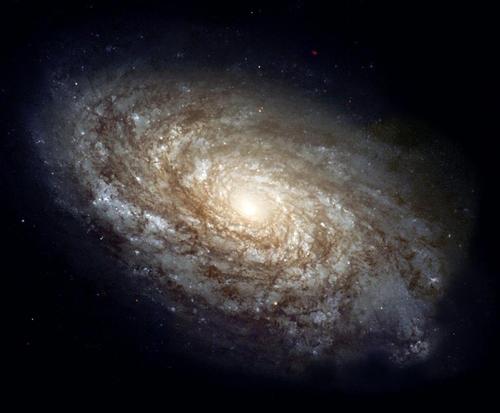 Imagini spectaculoase cu o galaxie vecină, surprinse de Hubble