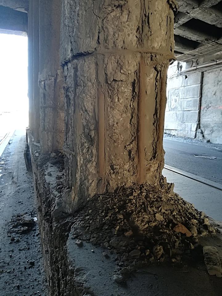 Podul Constanța riscă să se prăbușească. Se degradează de la o zi la alta / FOTO