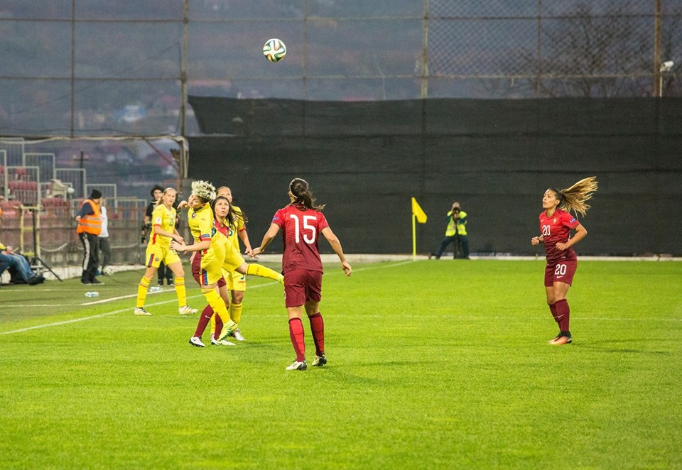 Fotbal feminin. România - Portugalia 1-1. Fetele au ratat calificarea la Campionatul European. În tur, 0-0 / LIVEBLOG&VIDEO