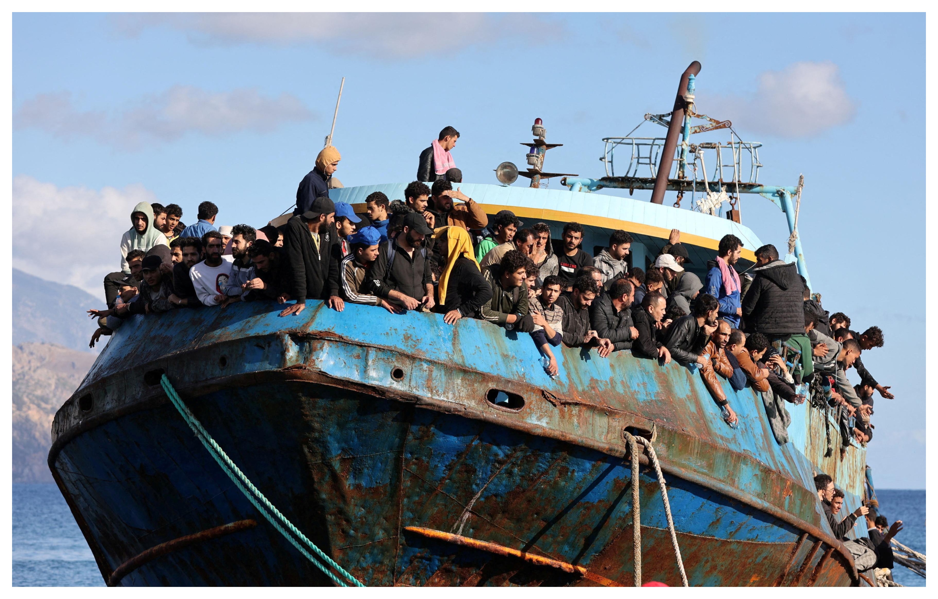 About 25,000 migrants from Africa and Asia cross into Italy and Greece through Russia-backed eastern Libya and Tunisia, but EU appears to have a plan