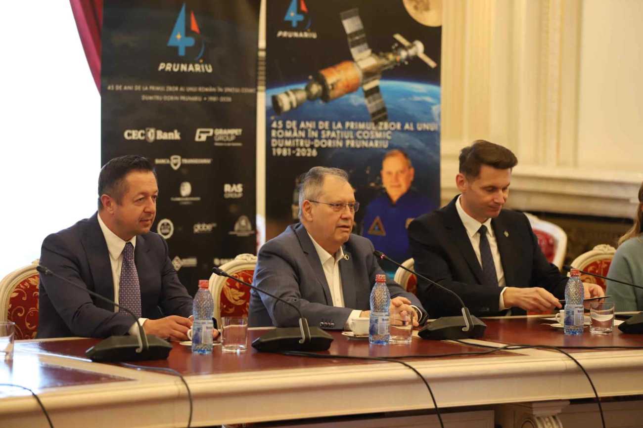 Dumitru Prunariu, singurul român care a zburat în Cosmos, aniversat în Senat după 45 de ani de la misiunea Soyuz 40