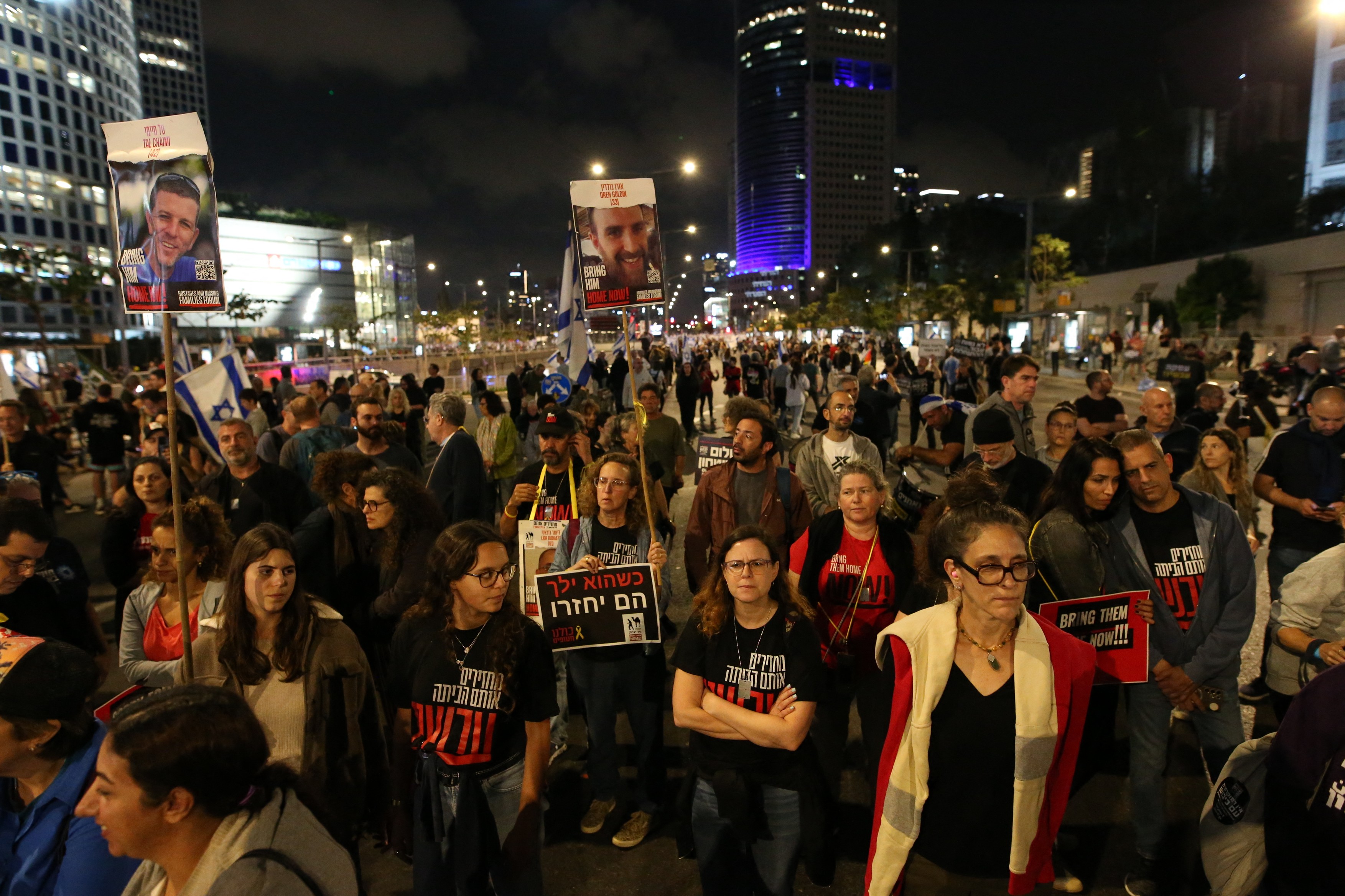 Zeci de mii de israelieni au cerut un acord privind eliberarea ostaticilor, într-un protest față de Netanyahu, la șase luni de război
