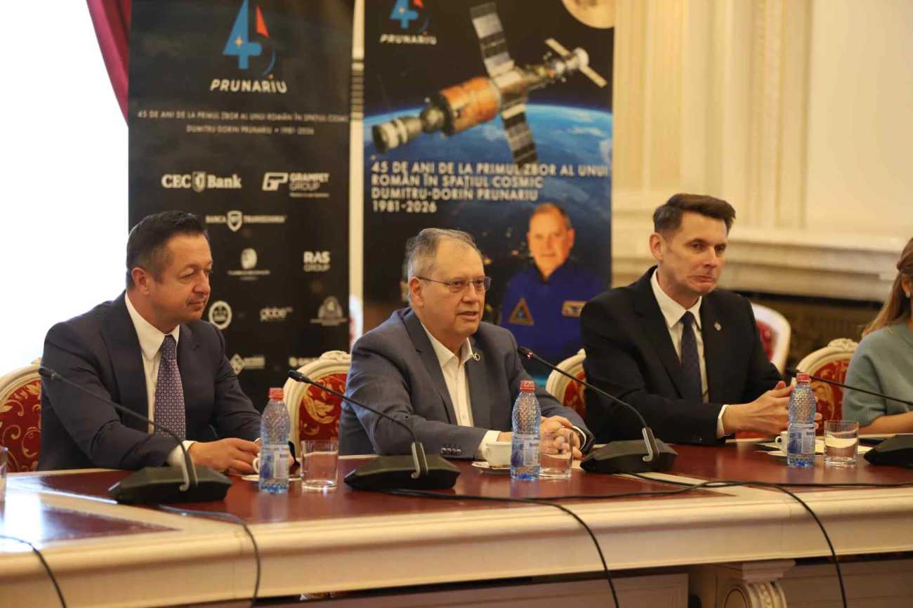 Dumitru Prunariu, singurul român care a zburat în Cosmos, aniversat în Senat după 45 de ani de la misiunea Soyuz 40