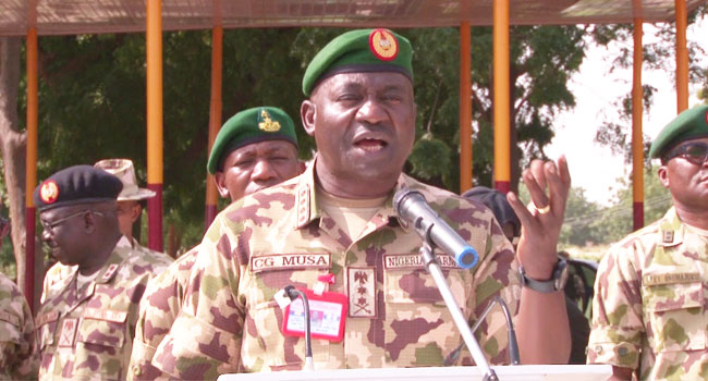 Nigerian general promises to expose those sponsoring terrorism in Africa’s largest country