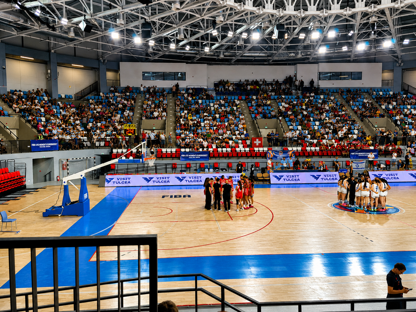 România are o nouă sală polivalentă. Bijuteria de la malul Dunării inaugurată cu meci în campionatul european de baschet
