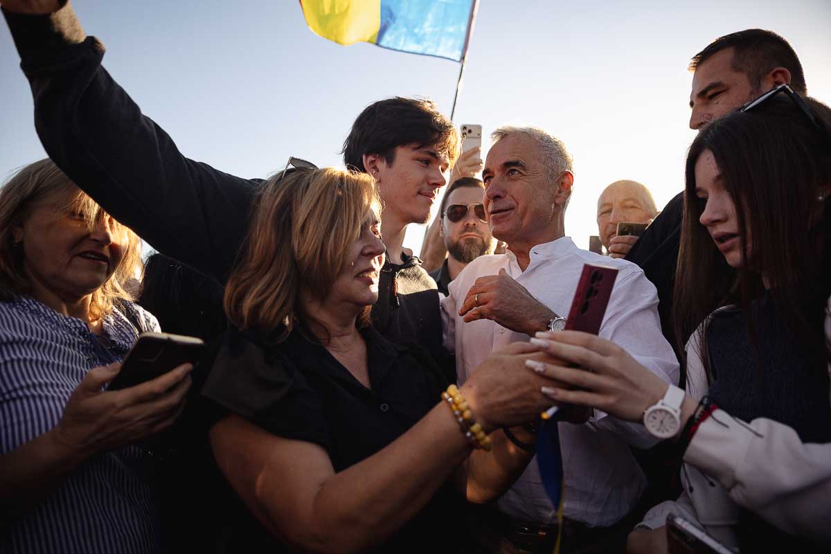 Călin Georgescu vizită Codăești, Vaslui