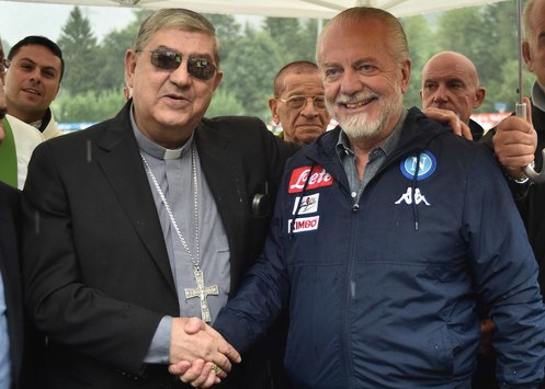Vlad Chiricheș și colegii săi de la Napoli au primit binecuvântare divină pentru câștigarea campionatului | FOTO&VIDEO