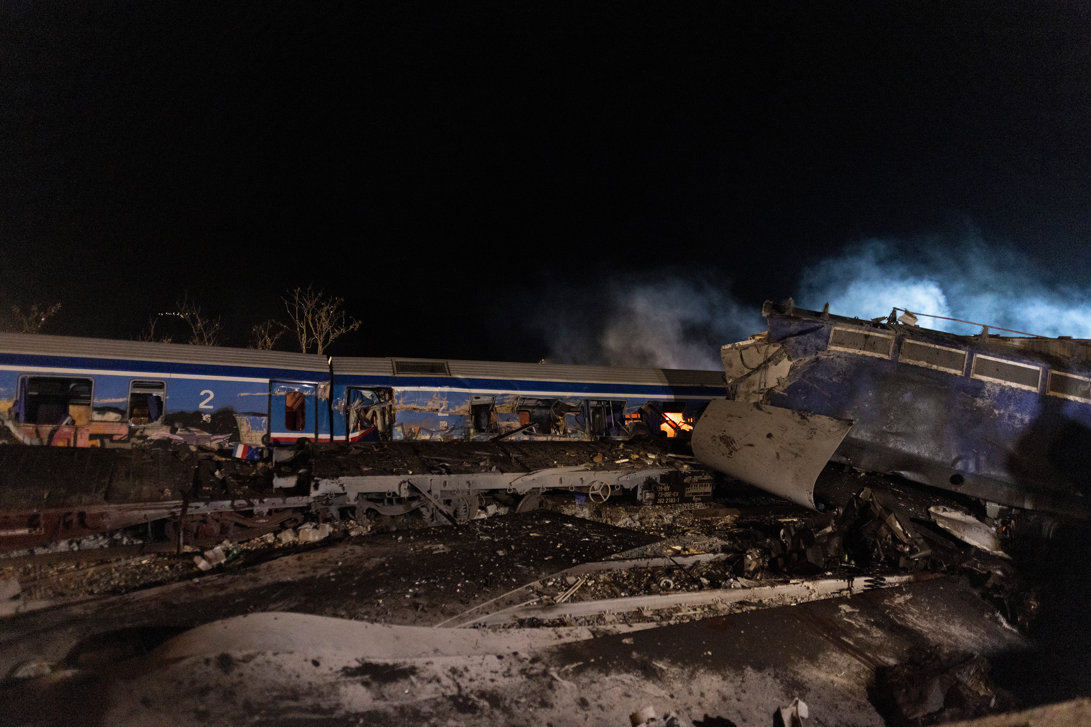 Șeful gării din orașul Larissa a fost arestat după tragedia feroviară din Grecia