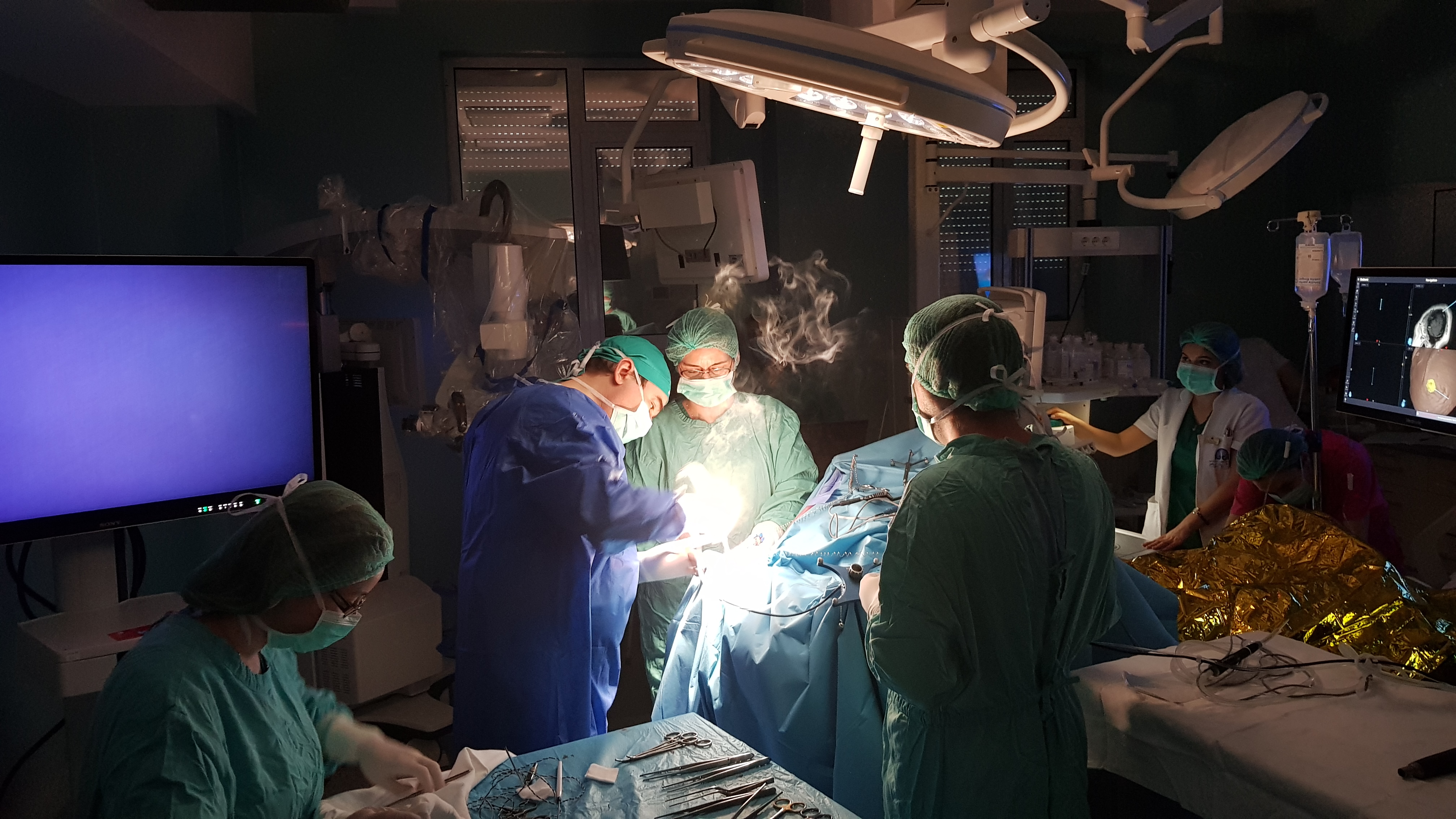 VIDEO&FOTO/ Operație pe creier cu aparatură de 1 milion de euro la Spitalul de Neurochirurgie din Iași. Medicul Lucian Eva: "Cu această aparatură intervenția devine minim invazivă"